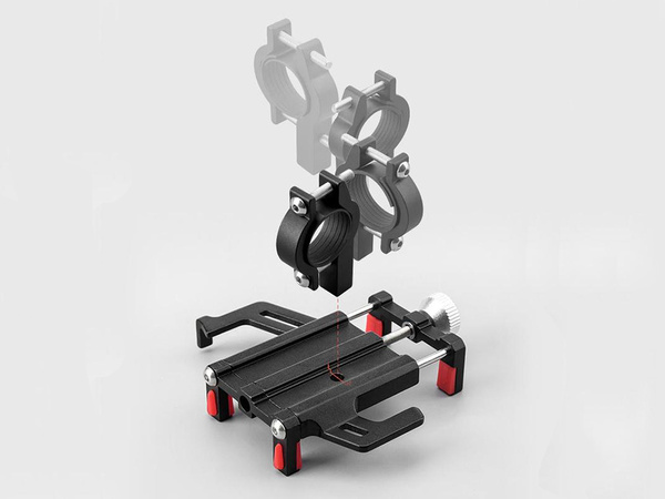 Sturdy bicycle mount for phone phone clip secure grip