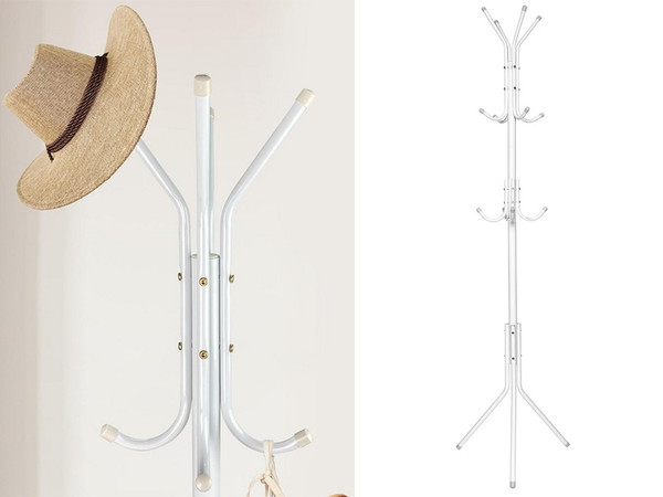 Clothes rack outerwear jackets floor hook arms