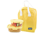 2 recipientes de vidrio para alimentos con tapa bolsa térmica resistente al calor