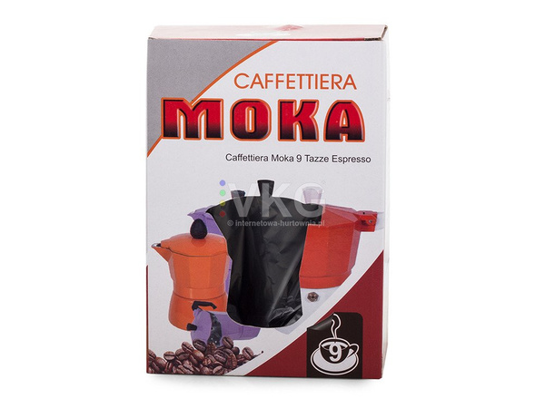 Kawiarka zaparzacz do kawy 9 kaw 450ml aluminiowa