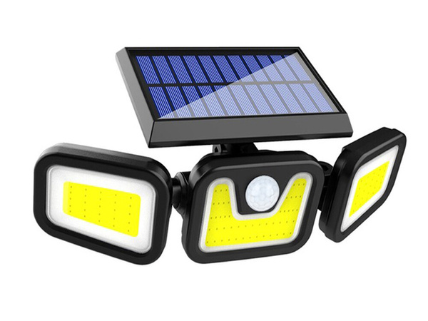 Solární lampa se soumrakovým snímačem pohybu 171 led samostatný panel zahrada