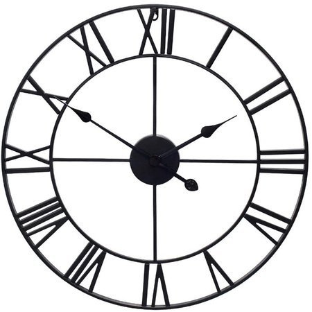 Rome retro vintage loft 3d stenska ura 50cm