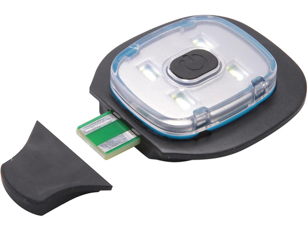 SÜGISEL TALVEL MÜTS LED-TULEGA MUST USB 3 VALGUSREŽIIMI