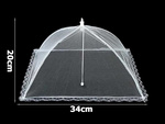 Mosquito net cover food fruit barbecue insect protection 34cm