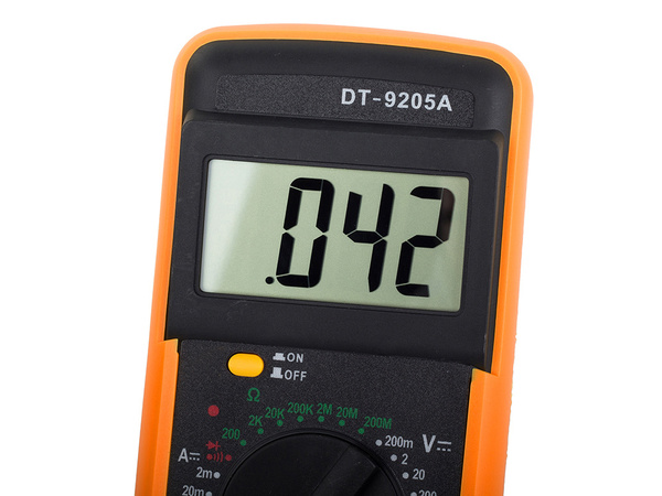 Digital multimeter current meter dt9205a lcd cyfra