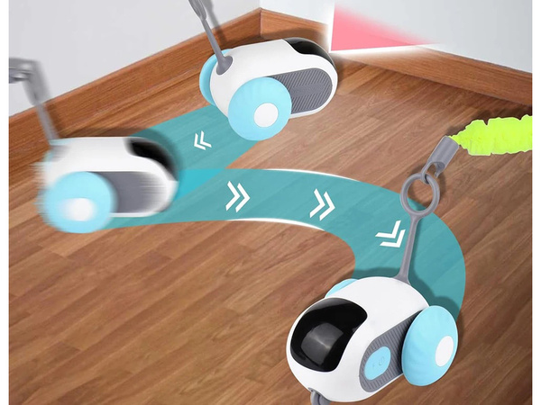 Jouet interactif pour chat télécommande escaping usb-c télécommande