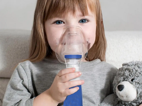 Inhalátor nebulizátor mesh přenosná bezdrátová tichá maska