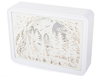 Paper cut-outs night light 3d usb