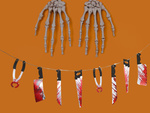 Halloween girland 2m tööökirjad tööökirjad halloweeni korrustamine