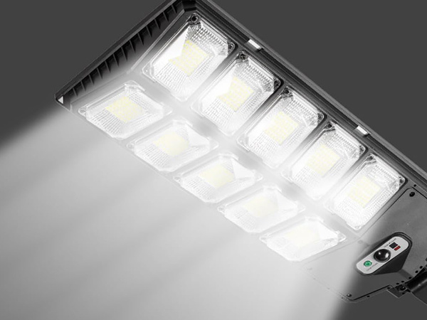 Lampe solaire led détecteur de mouvement télécommande lampe de rue lampe de nuit