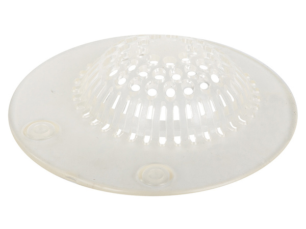 Silicone strainer for kitchen sink drain suction cups self-adhesive