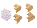 Furniture corner surface for furniture cants bronze stickers x4