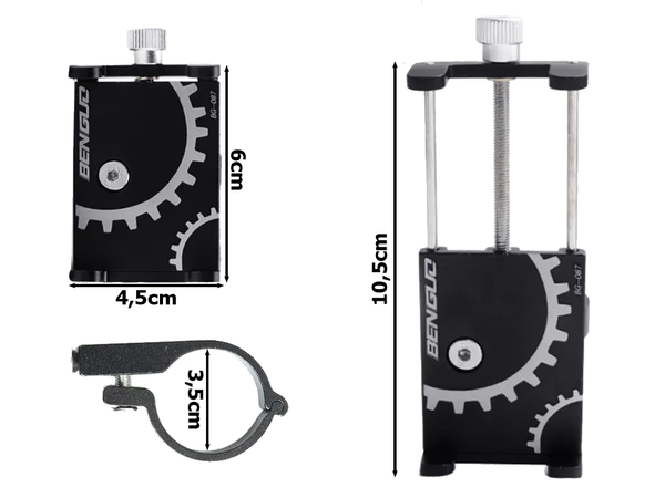 Lenker-telefonhalter aus aluminium