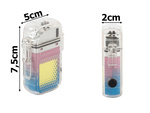 Briquet plasma a arc electrique avec led cob usb waterproof