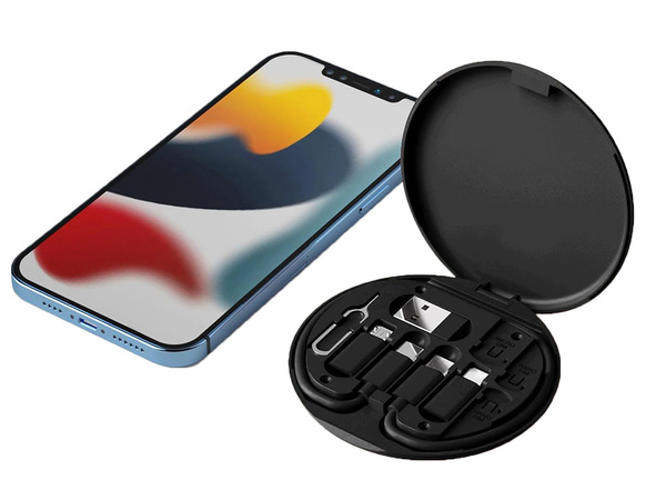 Juego adaptador cable usb tipo c 4en1 micro iluminación 60w