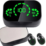 Auriculares in-ear inalámbricos bluetooth con estuche de carga led y micrófono