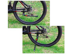 Bicycle adjustable side support foot