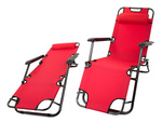 Silla de playa plegable gravedad cero 2en1 silla turística