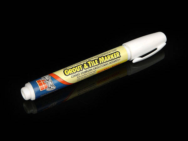 Grout-aide grout cleaning marker