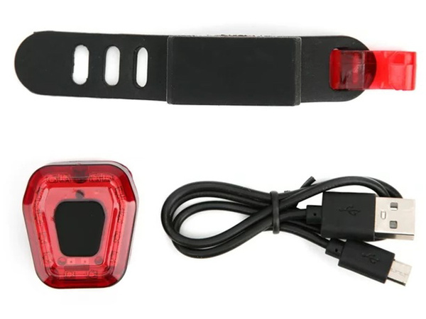 Kerékpár hátsó lámpa 14 led kerékpárhoz piros fény erős hátsó usb akkumulátorhoz