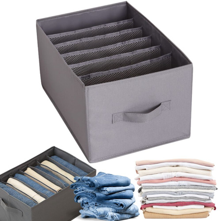Organisateur de vêtements sous-vêtements pantalon tiroir armoire chaussettes gris