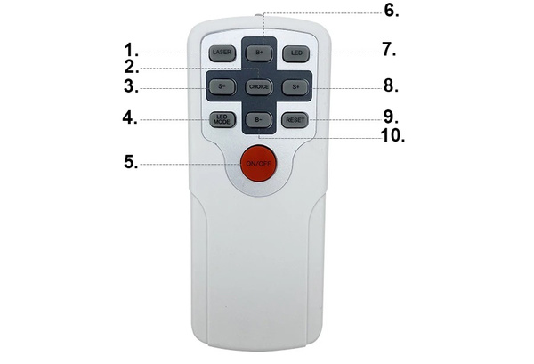 Csillagvetítő égbolt projektor éjszakai fény lézer led távirányítóval