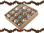 Choinka bombes pour choinka 6cm set of 16 pc bombes decoration holy holiday designs