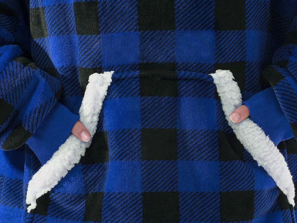 Dressipluus soe oversize tekk xxl 2in1 paksust karusnahast pehme kapuutsiga hommikumantel