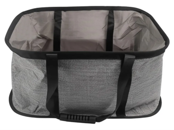 Foldable bag for laundry, clothes, toys, bathroom and laundry room