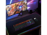 Игровой коврик для мыши с подсветкой led xxl