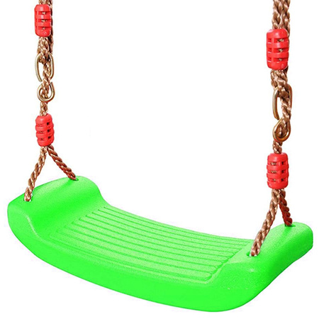 Columpio infantil de madera para jardín trapecio gimnástico con asas