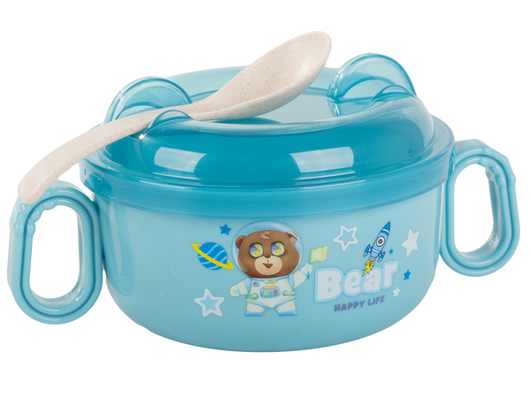 Fütterungsutensilien set babykostschüssel mit griffen löffel