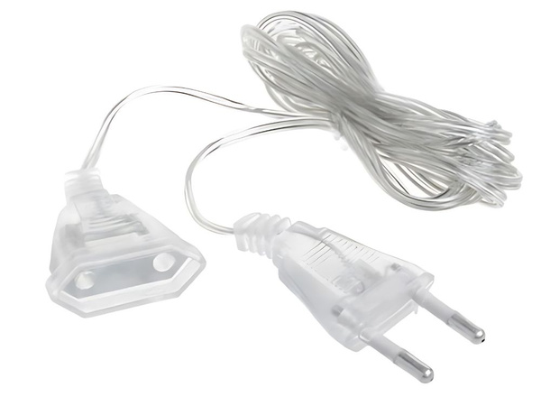 Christmas tree light extension cable clear 5m