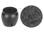 Nakładki na nogi krzesła filc 12-16mm czarne 16szt