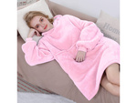 Warm sweatshirt oversize blanket xxl 2in1 thick fleece