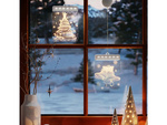 3d vidriera decoración luces de navidad