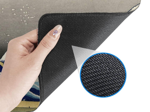 Grand tapis de souris pour bureau 90x40 big wave