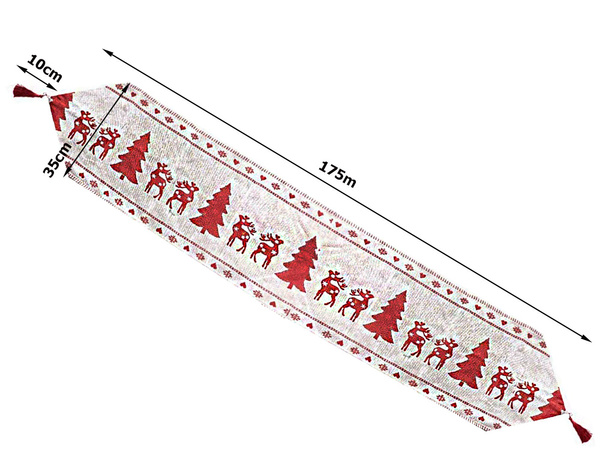 Božični namizni tekač božični prt božični predvečer