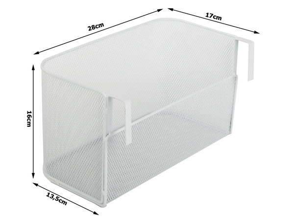 Cesto organizador metálico para barra cesto colgante estante cocina