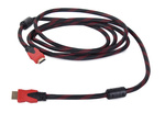Kabel hdmi 2.0 4k 3d uhd 3 m bakren 48 bitov