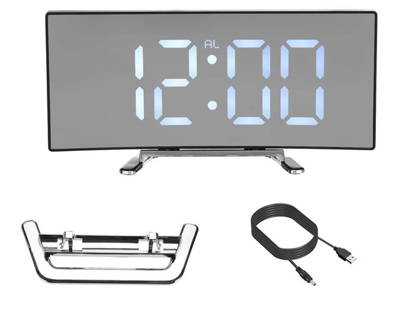 Digitális óra elektronikus riasztó led hőmérő