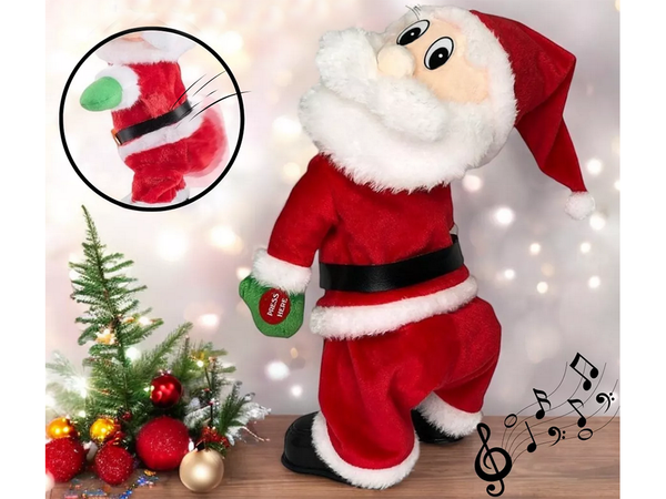 Tancovanie spievanie santa claus twerking vtipné vianočné veľké