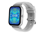 Smartwatch sieviešu vīriešu gumijas siksna sporta bluetooth sarunas pelēka
