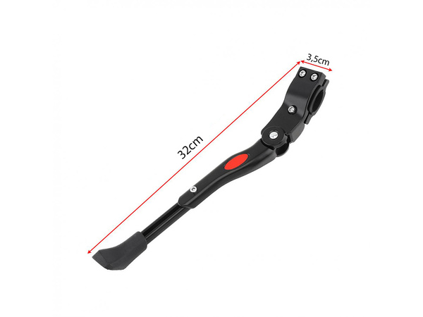 Bicycle adjustable side support foot