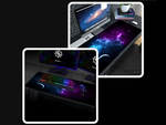 Gaming desk pad xxl cosmos stars 80x30 thick