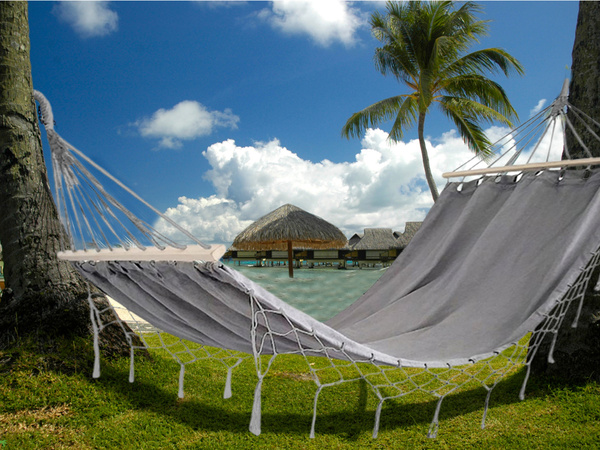 Dārza šūpuļtīkls tūristu pelēks pušķis šūpoles boho soma 200 x 100cm