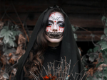 Tetovanie halloween falošné zuby realistické umývateľné dočasné prestrojenie