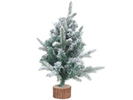 Árbol de navidad artificial nieve pequeño 50cm decoración escritorio