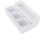 Organisateur de cuisine pour tiroir à couverts pliant xxl conteneur modulaire