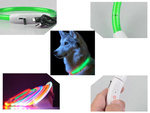 Led svetloba za pse in kočke vodoodporna nastavljiva 47cm usb
